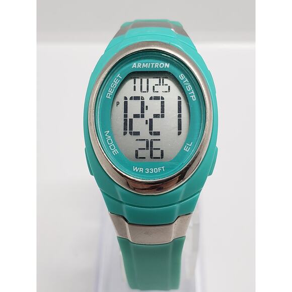 Armitron Pro Sport 45/7034 women's digital sport watch. Working watch - Picture 1 of 9